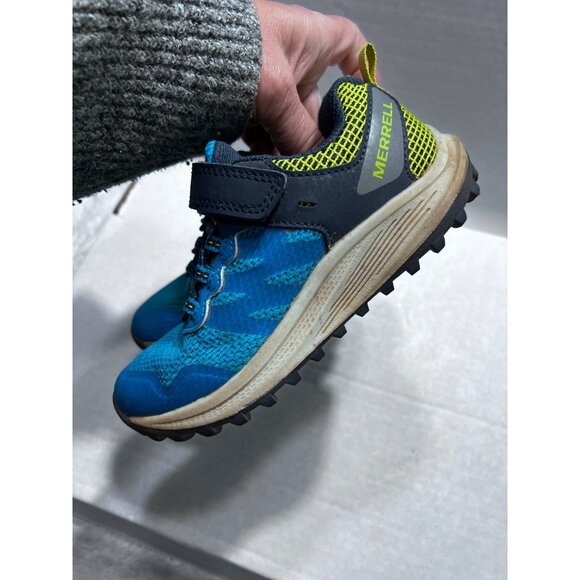 Merrell Nova 3 child blue sneakers boys size 12 M - Picture 5 of 8